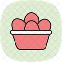 Organic Egg Basket Organic Egg Icon