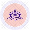 Organic Farm Field Organic Farm Icon