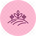 Organic Farm Field Organic Farm Icon