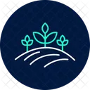 Organic Farm Field Organic Farm Icon