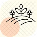 Organic Farm Field Organic Farm Icon