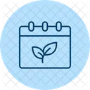 Organic Farming Calendar Organic Farming Icon