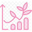 Organic Farming Chart Organic Farming Icon