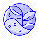 Organic Farming Eco Lifestyle Organic Fruit Icon