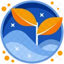 Organic Farming Eco Lifestyle Organic Fruit Icon