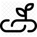 Organic Link Organic Chain Linked Icon