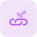 Organic Link Organic Chain Linked Icon