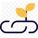 Organic Link Organic Chain Linked Icon
