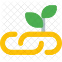 Organic Link Organic Chain Linked Icon