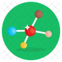 Organic Molecule Chemical Formula Molecular Structure Icon
