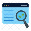 Organic Search Search Eco Search Icon