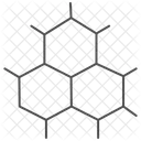 Organic Structure Grey Thin Line Icon 아이콘