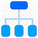 Organigramm Organisation Diagramm Symbol