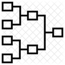 Organigramm Entscheidungsbaum Hierarchie Symbol