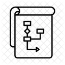 Organigramme Processus Plan Icône