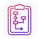 Organigramme Processus Plan Icône