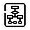 Organigramme Diagramme De Processus Flux De Travail Icône