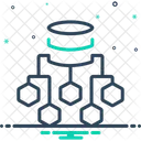 Organigramme des données  Icône