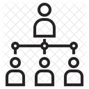 Organisation Structure Hierarchie Icône
