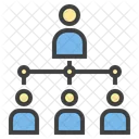 Organisation Structure Hierarchie Icône