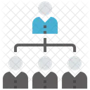 Organisation Structure Personnes Icône