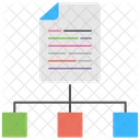 Organisation Structure Entreprise Icône