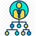 Hierarchie Organisation Struktur Symbol