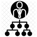 Hierarchie Organisation Struktur Symbol