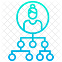 Hierarchie Organisation Struktur Symbol