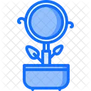 Organisch Suche Werbung Symbol