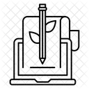 Organisch Inhalt Digital Symbol