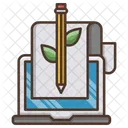 Organisch Inhalt Digital Symbol