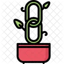 Organisch Link Aufbau Symbol