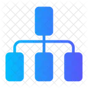 Struktur Ordnung Diagramm Symbol