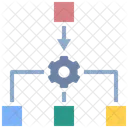 Organizacao Sistema Processo Ícone