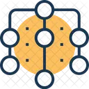 Organizacao Sitemap Hierarquia Ícone