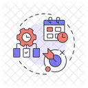 Organización del flujo de trabajo  Icono