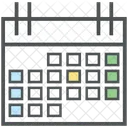 Organizador Calendario Hora Icono
