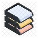 Organizador De Papel Organizador De Documentos Organizador De Arquivos Ícone