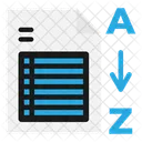 Organizar  Ícone