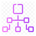 Organization Diagram Hierarchy Icon