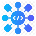 Organization Algorithm Hierarchical Structure Icon