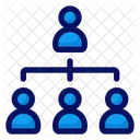 Organization Structure Chart Icon