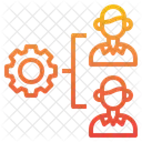 Organization Gear Management Icon