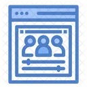 Organization Page Remote Team Web Developers Icon