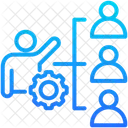 Organization Structure Manager Team Icon