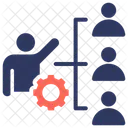 Organization Structure Manager Team Icon