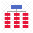 Organizational Chart Hierarchy Network Structure Icon