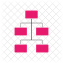 Organizational Chart Hierarchy Network Structure Icon