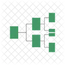 Organizational Chart Hierarchy Network Structure Icon